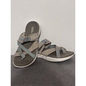 Size 9- Skechers Performance Goga Max On The Go 600 Gen 5 Taupe Sandals